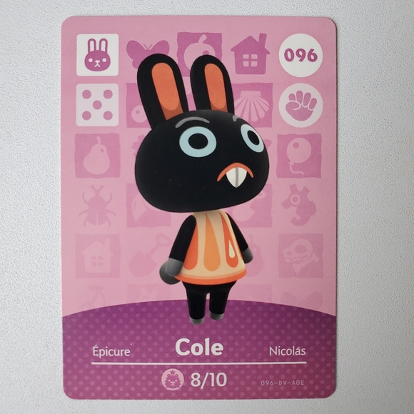 Nintendo | Animal Crossing amiibo Card | Cole 096 - Picture 1 of 3